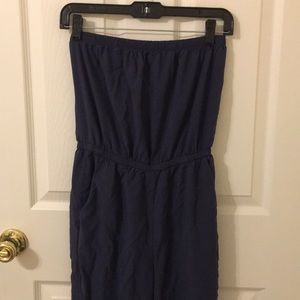 Navy blue romper size medium